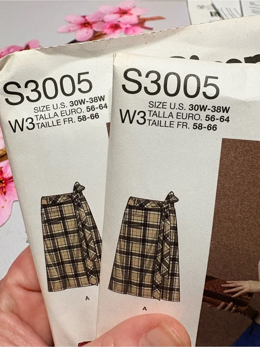 BN UNCUT SIMPLICITY 3005 W3 PLUS SKIRT SEWING PATTERNS